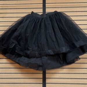 Elegant Black Tulle Skirt